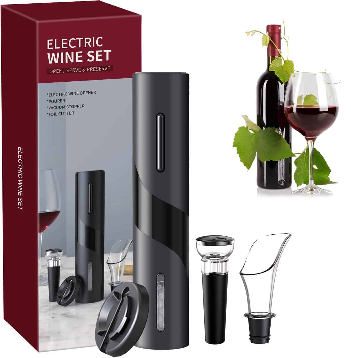 Set Destapador Eléctrico de Vino